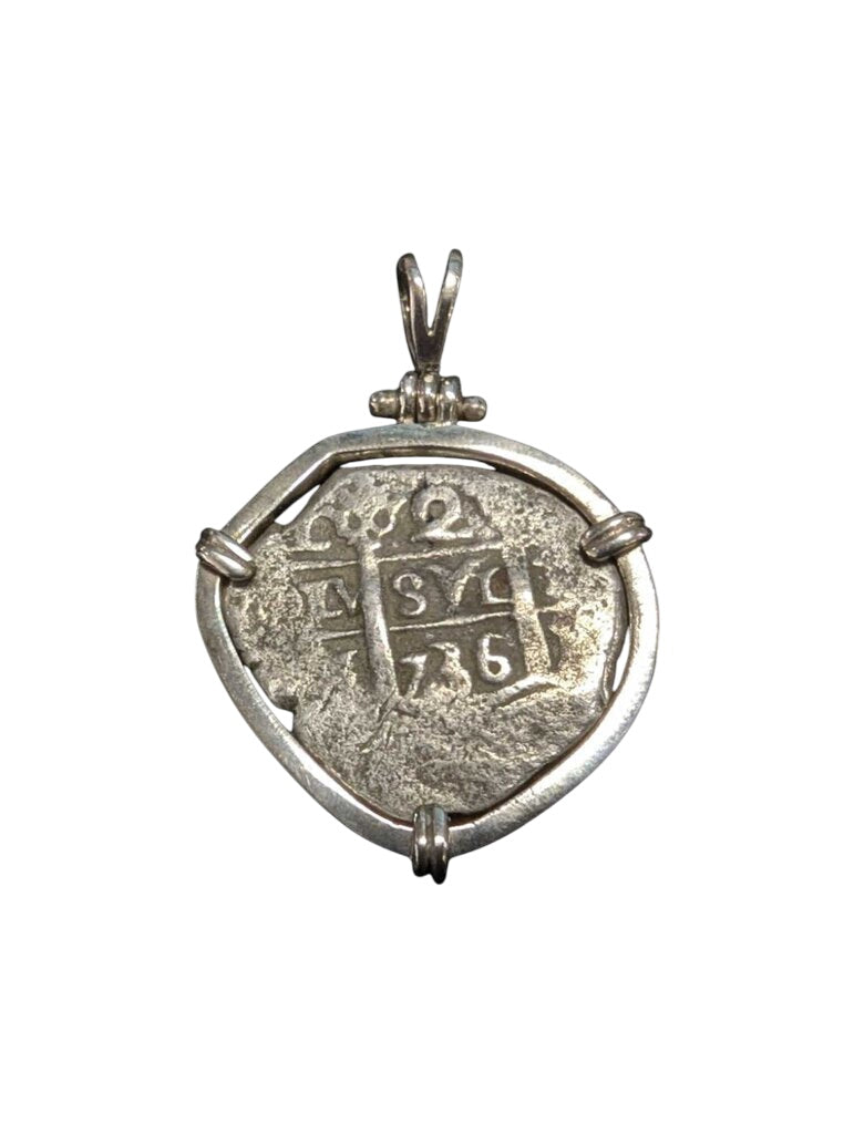 1736 Lima Reale Coin Silver Bezel by Miss Daisy's Consignment & Auction House