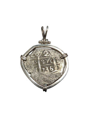 1736 Lima Reale Coin Silver Bezel by Miss Daisy's Consignment & Auction House