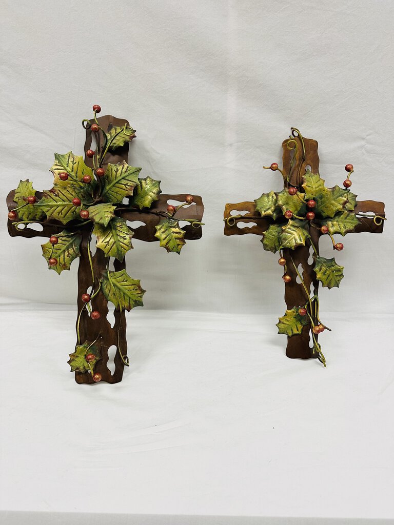 Metal Artisan Christmas Cross