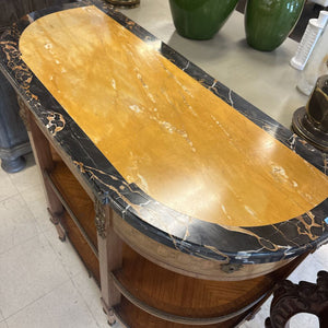 Louis XV Style Marquetry & Ormolu Console Table