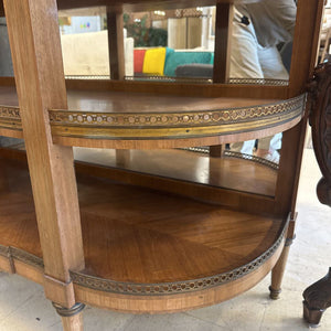 Louis XV Style Marquetry & Ormolu Console Table