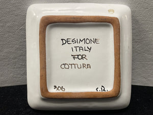 DeSimone Italy Cottura Sunflower Face Dish 5"