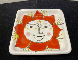 DeSimone Italy Cottura Sunflower Face Dish 5"