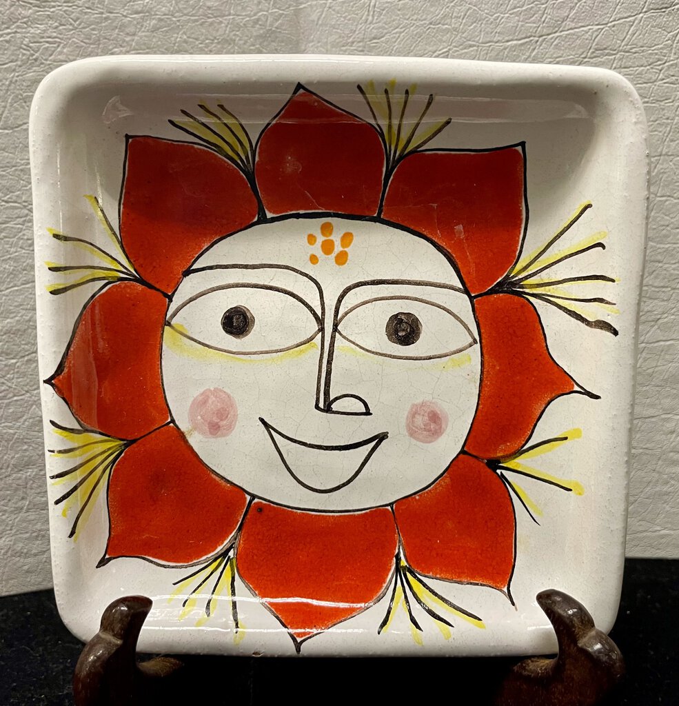 DeSimone Italy Cottura Sunflower Face Dish 5"