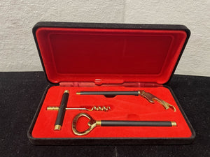 Black Velvet Case 3 Piece Bartenders Opener Kit