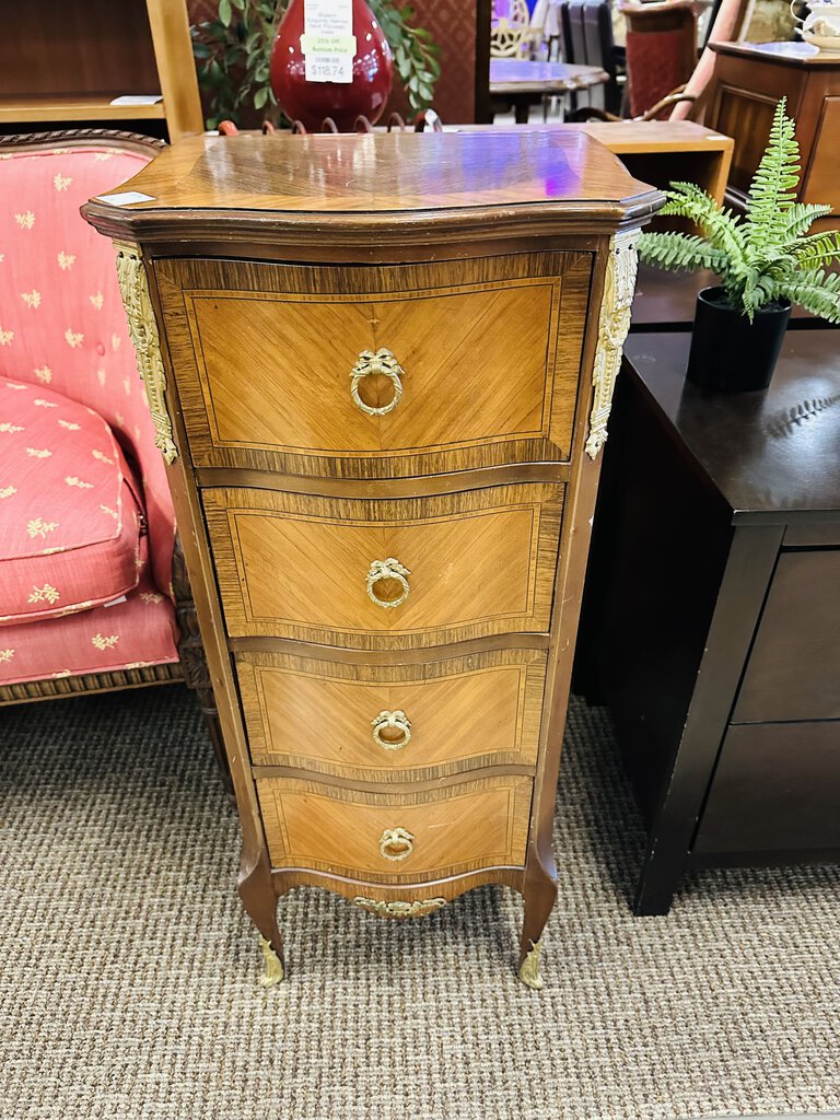 French Nightstand 14.5x13x36