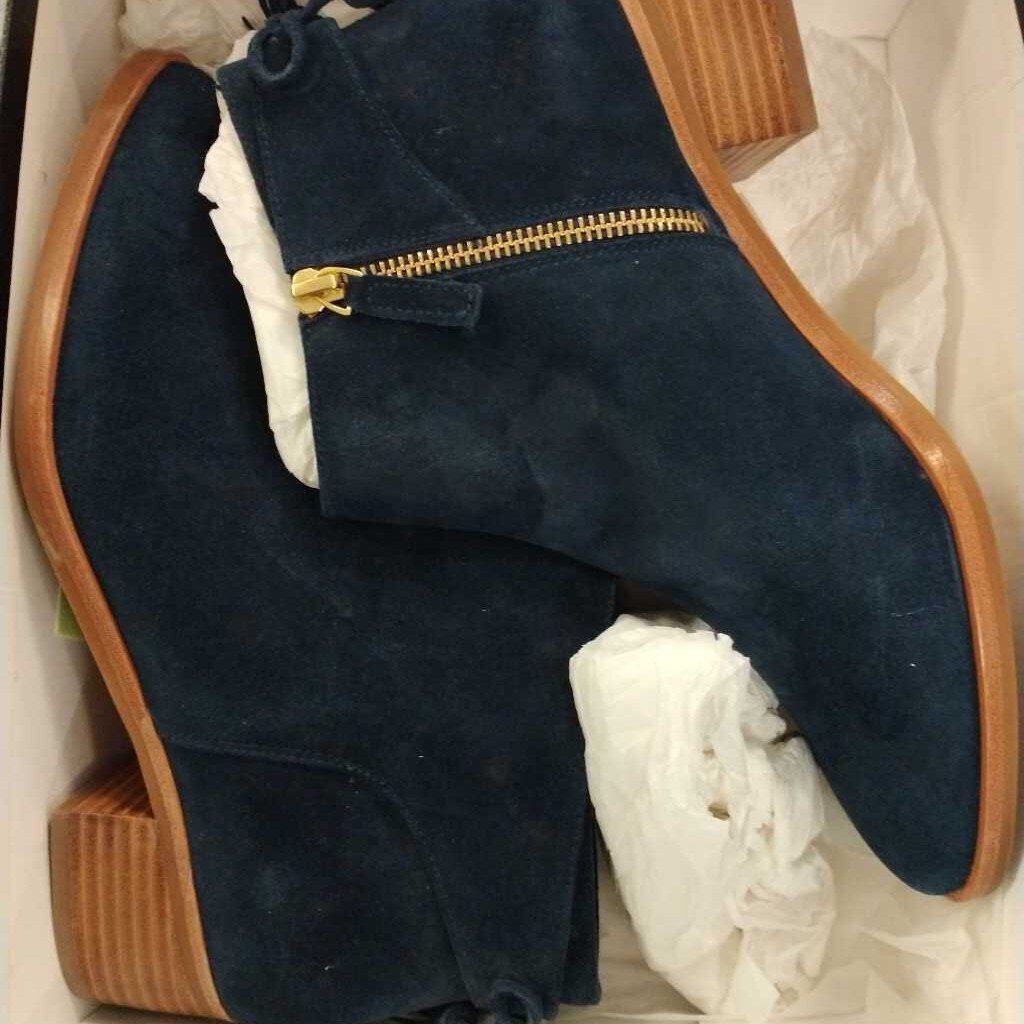 TALBOTS INDIGO BLUE LOW BOOT 8 1/2