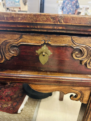 19th Century Lacquered Elm Alter Table