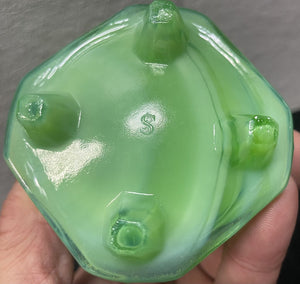 Martha Stewart Jadeite Lidded Honey Pot