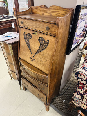 Vintage Secretary Desk 20.5x12x50