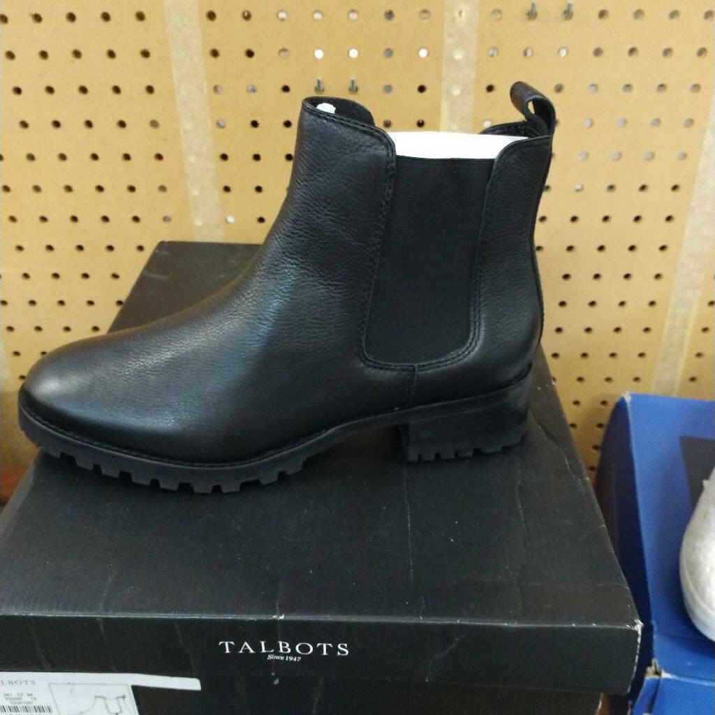 Talbots Black Tish Chelsea Ankle Boot 8 1/2