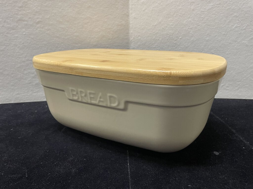 Emile Henry Beige Bread Box Container