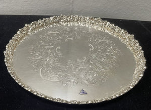 Reproduction Sheffield Plate Silver Service Tray