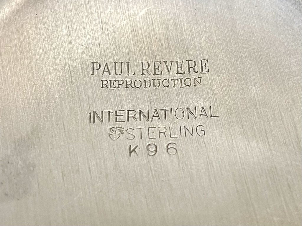 International Sterling K96 Paul Revere Reproduction Porringer Dish