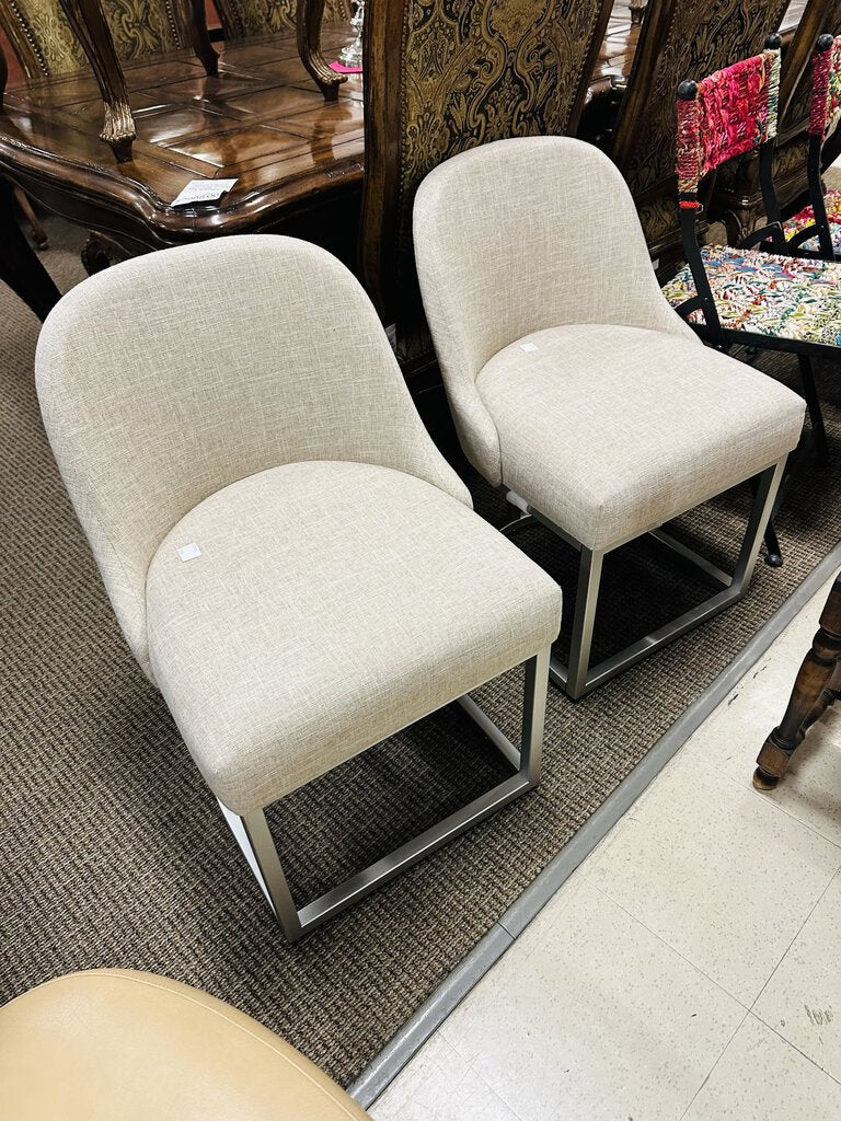 Leick Home Barrel Back Chairs (pair)