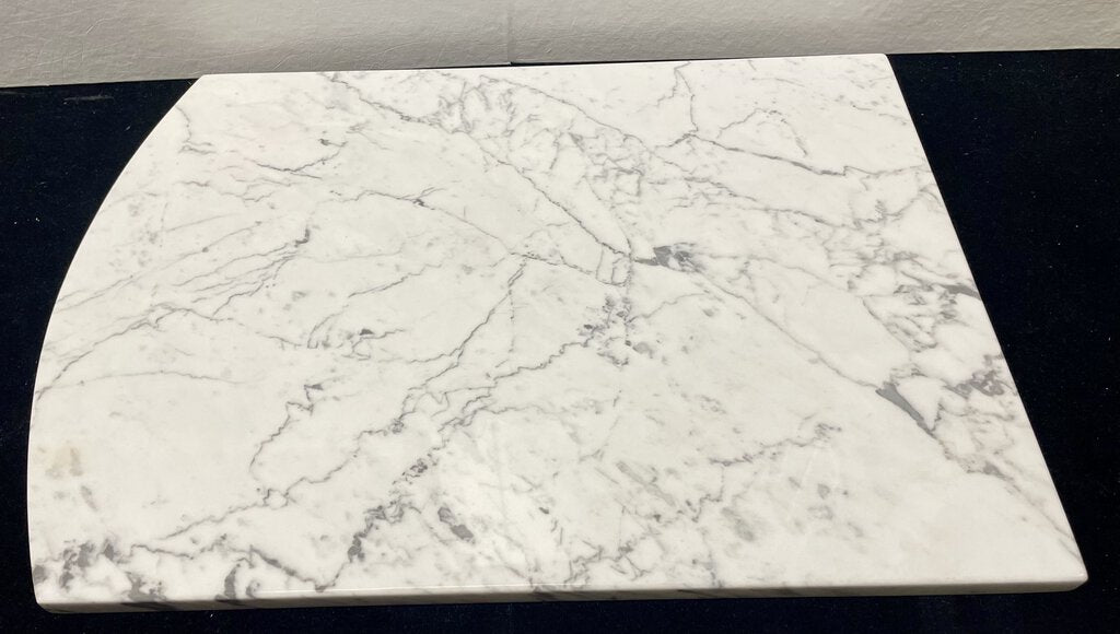 Polished White Marble Pastry Stone