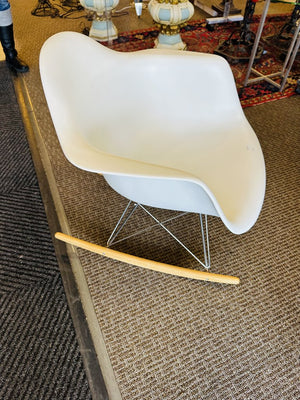 Eames Style Plastic Rocking Chair