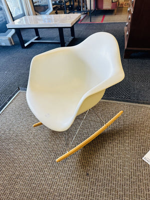 Eames Style Plastic Rocking Chair