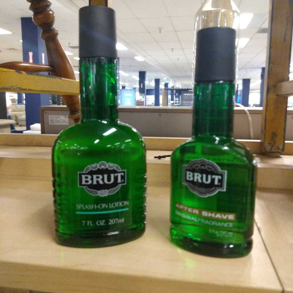 Brut Cologne and Aftershave