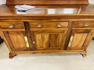 Honduras Mahogany Kitchen Open Hutch Buffet