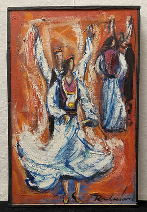 Savo Radulovic Untitled "Dancers" Original Oil on Canvas