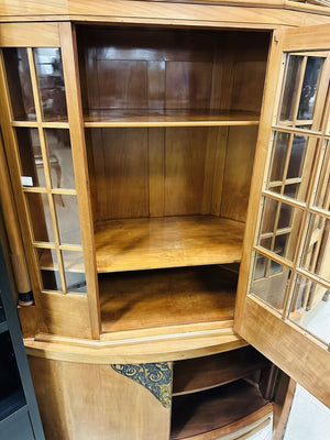 German Corner China Cabinet 24x49x69