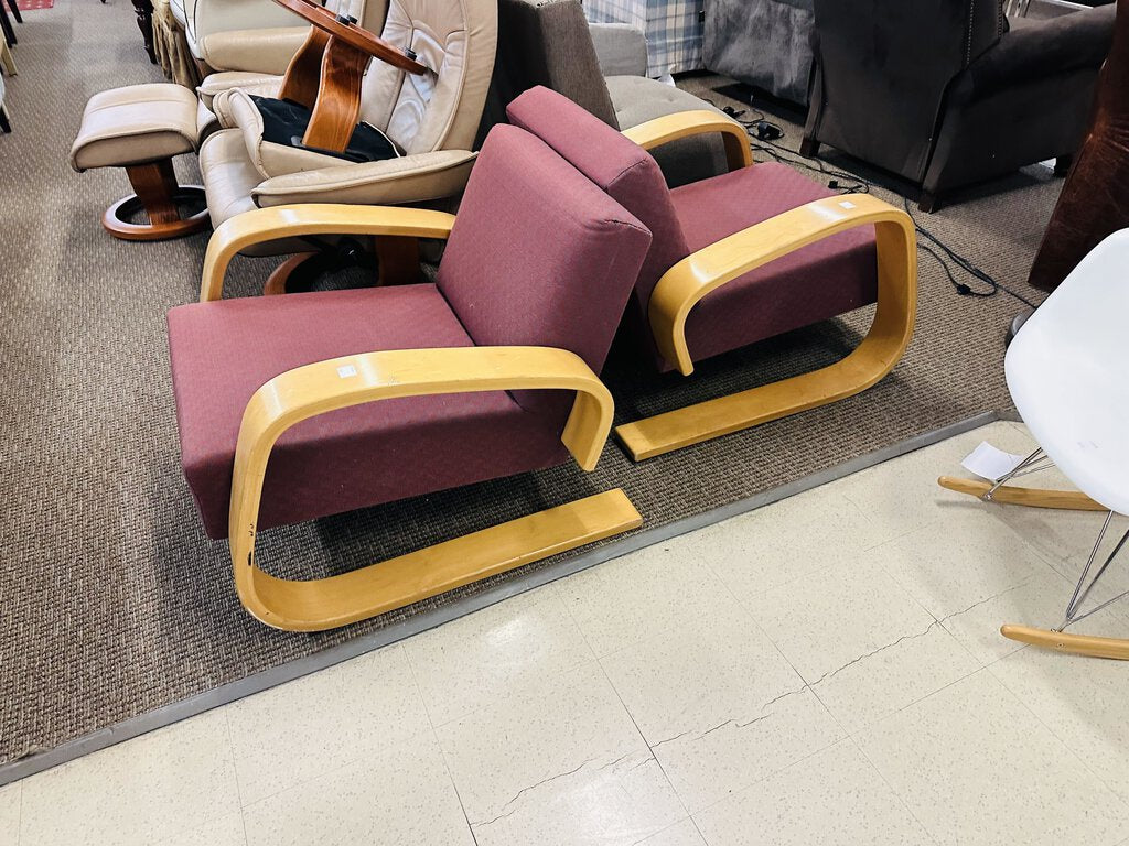 Aalto Tank Lounge Chairs (pair)