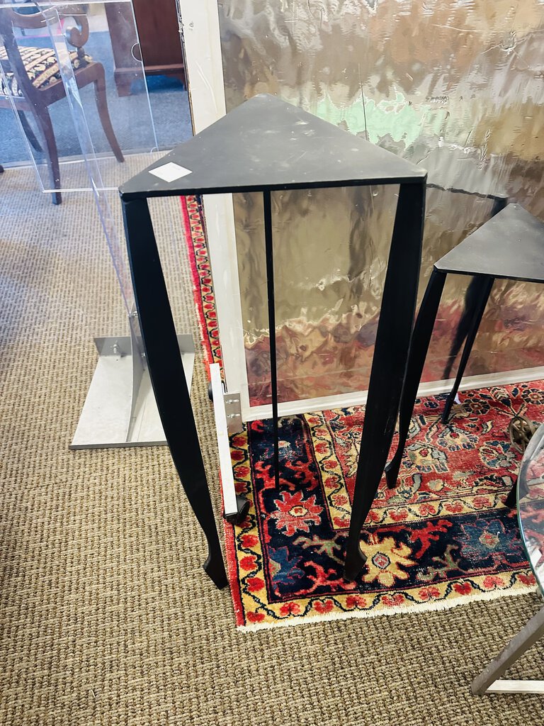 Triangle Metal Accent Table 9.5x10.5x34