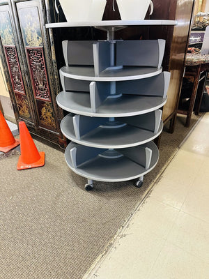 4 Tire Revolving Bookcase Shelving 36x51 H