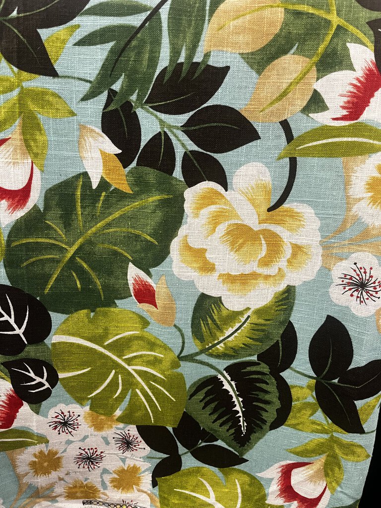 Covington Designs "Isla Sterling" Floral Fabric 10 Yds