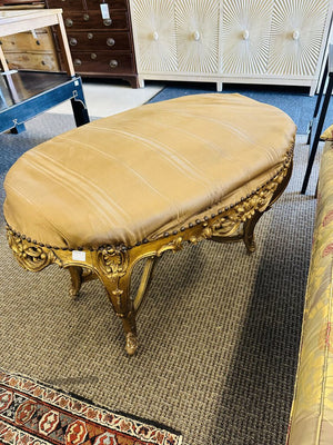 Louis XV Style Gilt Wood Window Seat 26x40x25