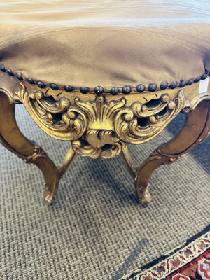 Louis XV Style Gilt Wood Window Seat 26x40x25