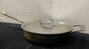 All Clad D5 Series 3qt Lidded Saute Pan