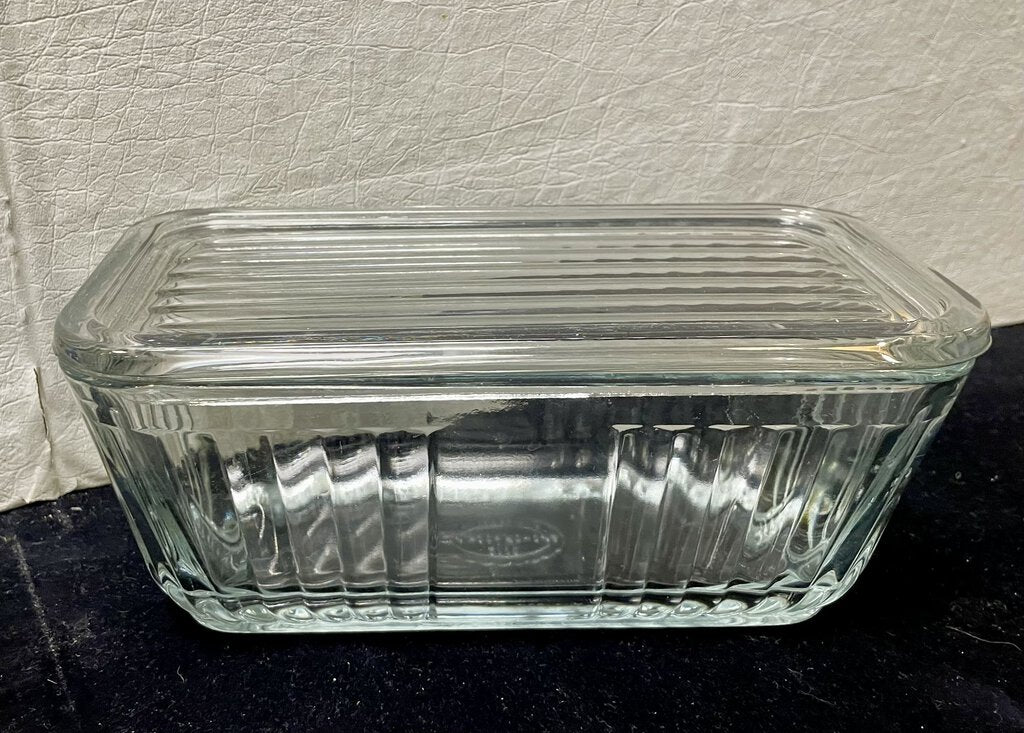 Anchor Hocking Vintage Style 1932 Lidded Glass Bread Pan