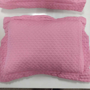 Matouk Quilted Pink Pillow 20x14