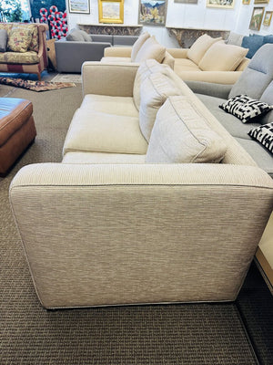 Custom Upholstered Down Sofa 95" W.