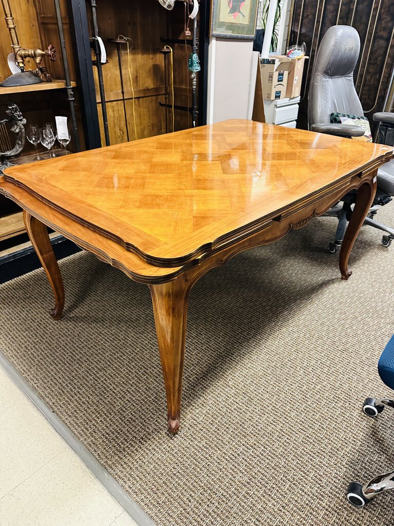 French Mahogany Rosewood Extending Dining Table