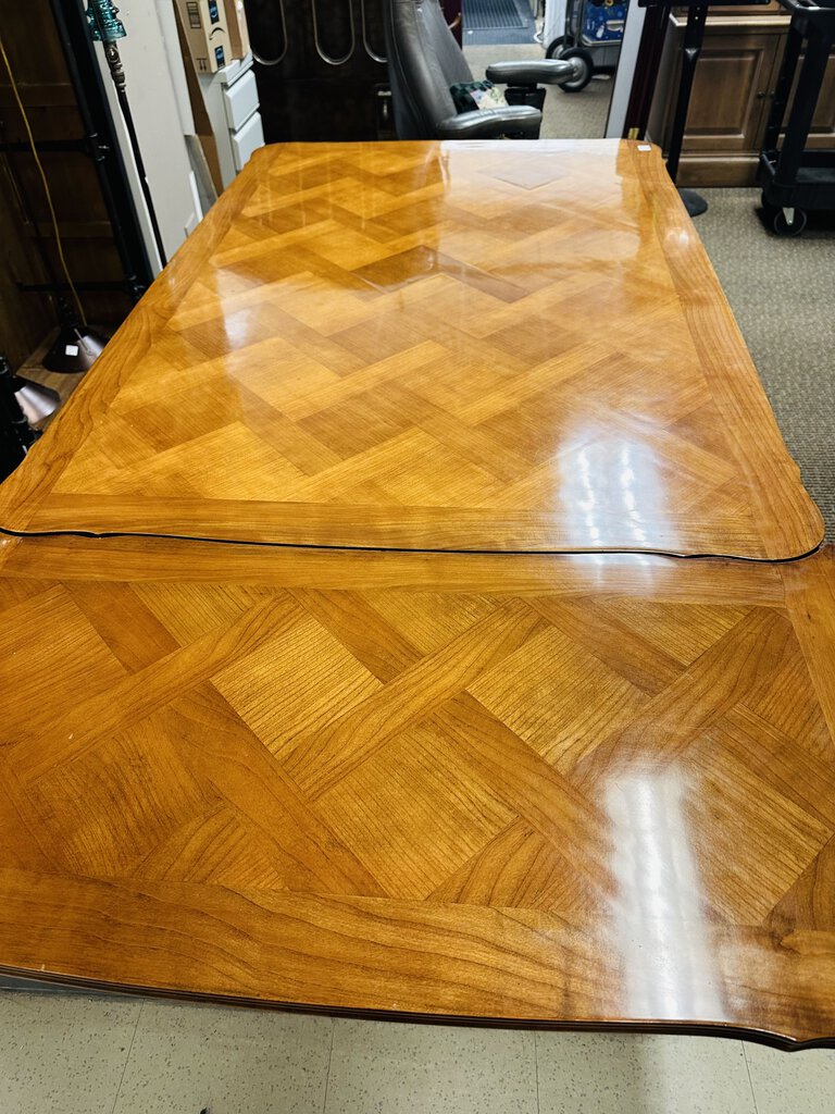 French Mahogany Rosewood Extending Dining Table