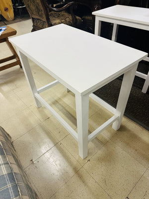 White Side Table 18x30x26.5