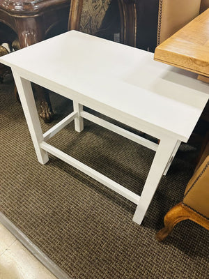 White Side Table 18x30x26.5