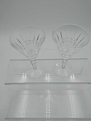 Waterford Crystal Glenmore Claret Wine Glasses (Set of 2) (Chipped)