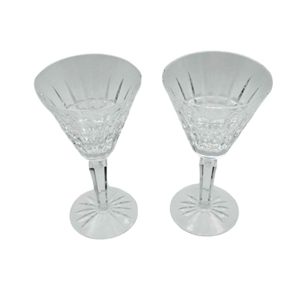 Waterford Crystal Glenmore Claret Wine Glasses (Set of 2) (Chipped)