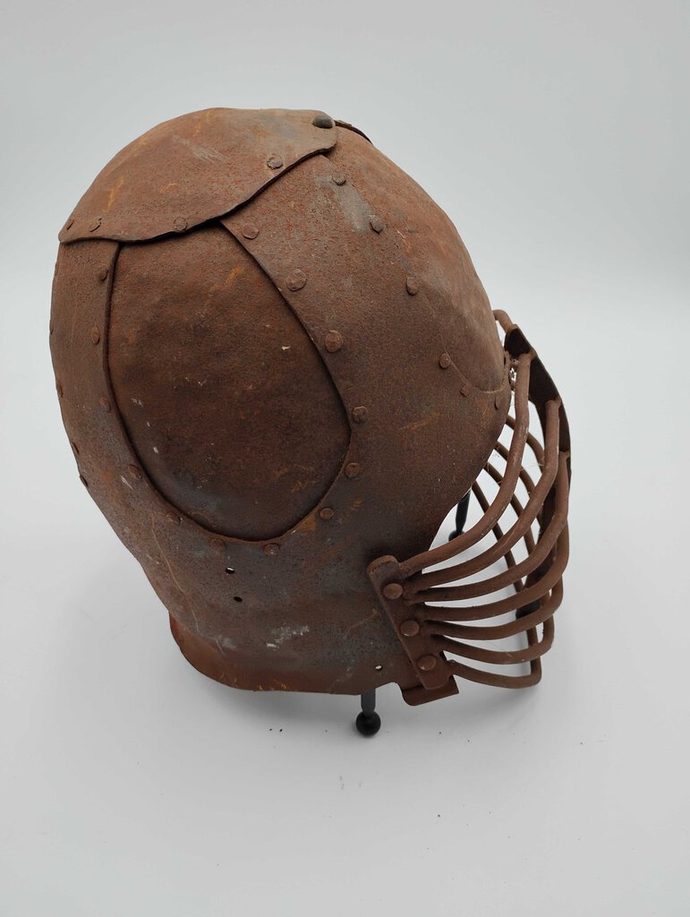 Rusted Iron Gladiators Helmet