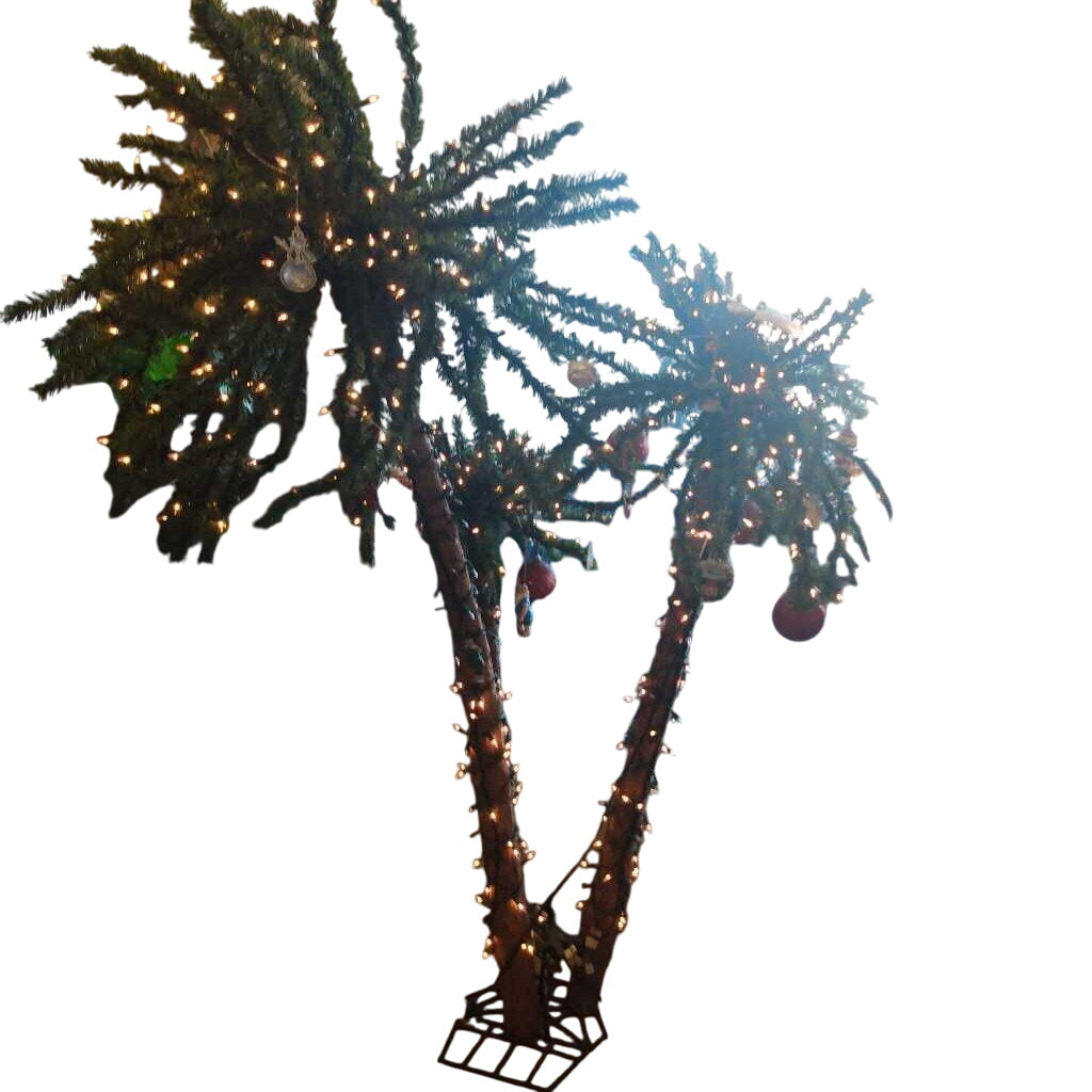 Christmas Palm Tree with Lights by Miss Daisy's Consignment & Auction House