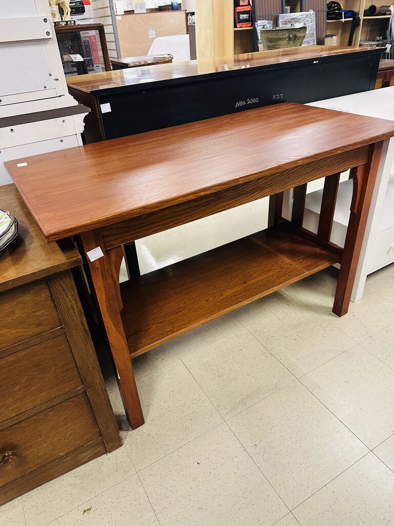 Mission Style Oak Table 44x22x30