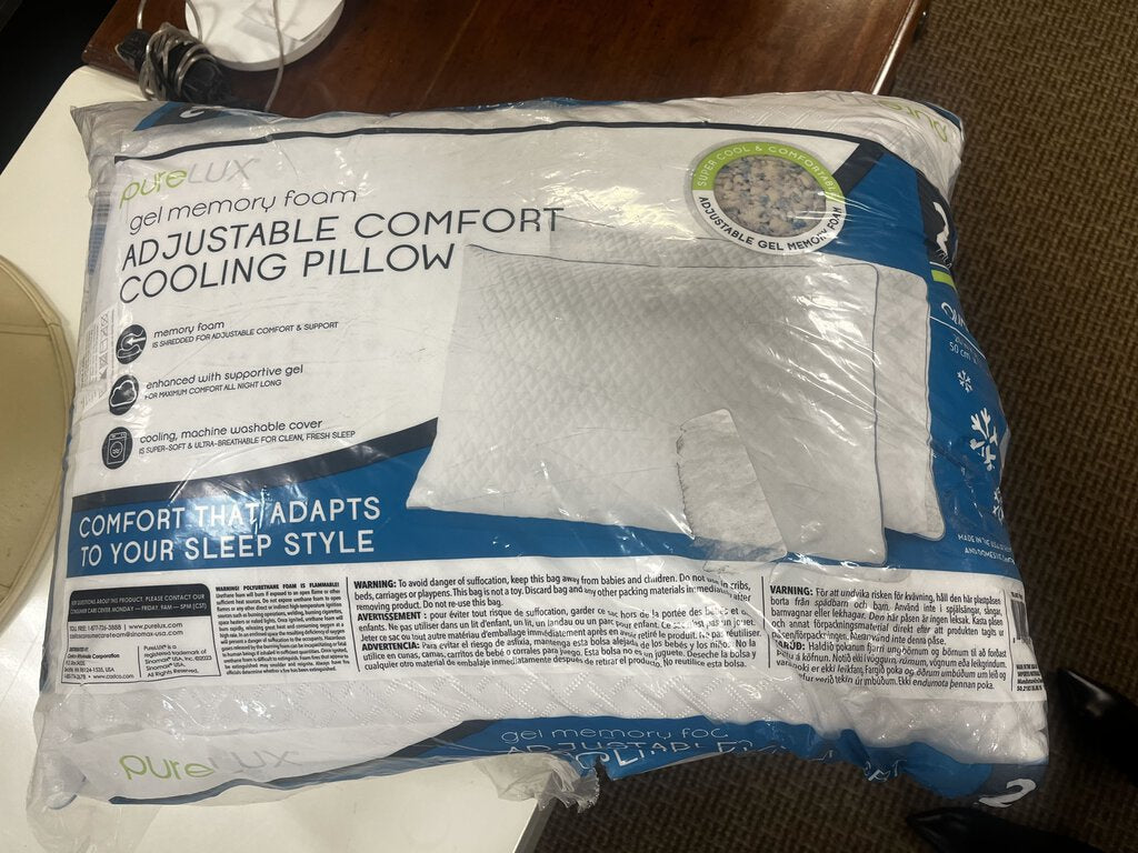 Purelux Gel Comfort Cooling Pillow 2 Pack