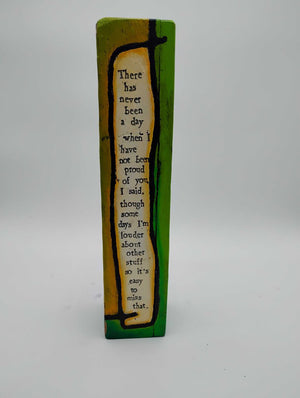 Brian Andreas Signed Poem Block