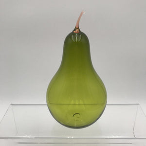 Anthony Biancaniello Revo Signed Blown Glass Fruit - Pear, Apple Plum