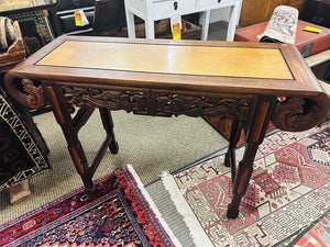 Chinese Carved Altar Table 47x15.5x32.5