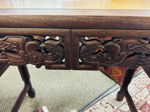 Chinese Carved Altar Table 47x15.5x32.5